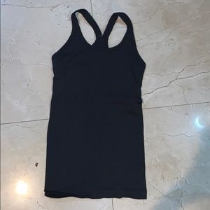 LULULEMON BLACK WORKOUT TOP